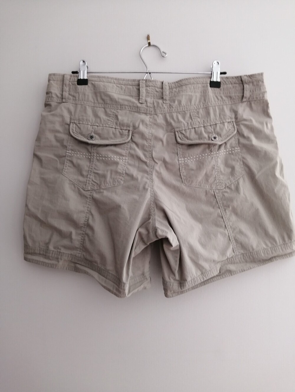 Kuhl Tan Beige Hiking Shorts Plus Size 14 Gorpcore Trail Outdoor - Picture 2 of 15